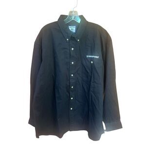 Lee Mens Denim Button down shirt Black Sz XL NWT